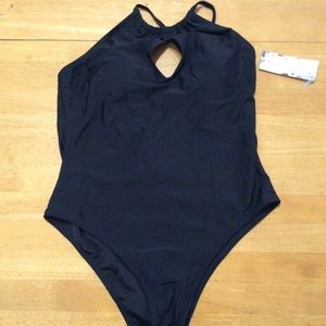 New ENJOY THE SUNSHINE Black SWIM Bathing SUIT M